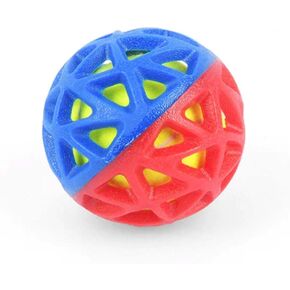 يلعب. ألعاب الكلب في الهواء الطلق اللطيفة - لعبة Go -Go Astro Ball Fetch ، رائعة للجرو والكلاب الصغيرة والمتوسطة والكلاب الكبيرة - تطفو في الماء ، وترتد ، و Coereaker Tennis Ball Core ، و Beach & Pool Friendly (Flare)