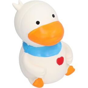 ألعاب Keenso LaTex Duck Dog Toys لطيف Squeak Duck Duck Function For Dog Puppy Puting (White)
