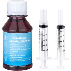 Tbteek Printhead Cleaner Kit لـ MX870 ، MX922 ، MG7520 ، MG5620 ، TS9020 ، TS9120 ، TR8520 ، TS6020 ، TS5020 ، MG7720 ، IP8720 ، IX6820 - 100ML.