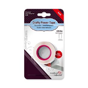 Scrapbook Adhesives by 3L Crafty Power Tape, 1/4-Inch, 20 Feet