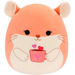 Squishmallows 2025 Original 8-Inch Valentine Squad Plush - Collectible Soft & Squishy Mini Stuffed Animal Toy - Add to Your Squad - Gift for Kids, Girls & Boys (Erica The Chinchilla)