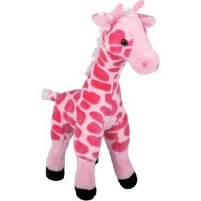 Rhode Island Novelty Pink Giraffe Plush | 11 Inches Long (1-Unit)