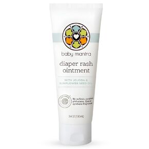 Baby Mantra Diaper Rash Ointment - EWG Verified Diaper Cream made with Natural, Hypoallergenic Ingredients - Best for Newborns, Babies, and Toddlers with Sensitive Skin - 3.4 Ounce Tube