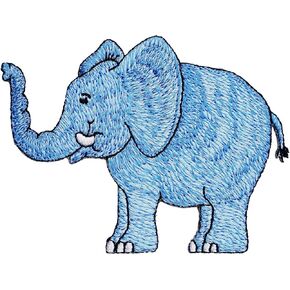 Elephant Embroidery IronOn Patch Applique Jackets Sweatshirts Hats T-Shirt Backpack Camping Animal