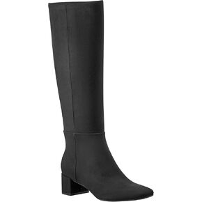 Bandolino Women's Addyson WDE Calf Knee High Boot, Black Smooth 001, 11 in Kuwait