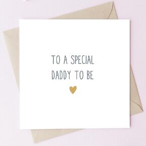 TEEMI-To a Special Daddy To Be Fathers Day Card Dad To Be Birthday Daddy Soon to Be Dad From the Bump Gift Card