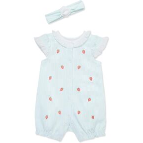 Little Me Clothes for Baby Girls' Romper and Headband Set, 3-12 Months in Kuwait