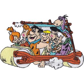 تطبيق C&D Visionary Flintstones Car Patch متعدد الألوان ، 2 "