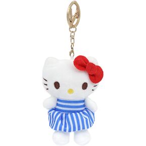 Hello Plushies Kitty Plush Keychain, Blue 4.2" Inch Stuffed Animal Backpack Decorations Bag Lucky Pendant Dolls