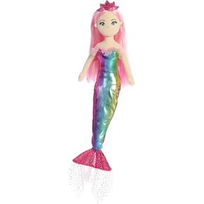 Aurora® Enchanting Sea Sparkles™ Nanda Stuffed Doll - Imaginative Play - Magical Companions - Pink 18 Inches