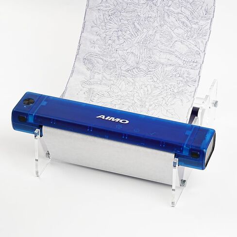 Tattoo Transfer Paper, Instragram Tattoo Stencil Paper A4 Roll 210mm * 30m,Transfer paper separated from carbon paper- Ultra HD Image Printing(Roll of paper + stand) in Saudi Arabia