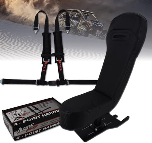 Aces Racing Polaris Pro XP Bump Seat (Rear of 4 Seat Models) 2020+ XP4 (Black) (5001) in Saudi Arabia