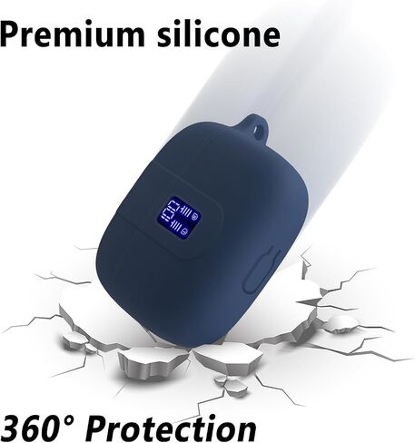 Geiomoo Silicone Case Compatible with TAGRY X08, Protective Cover with Carabiner (Black) in Saudi Arabia