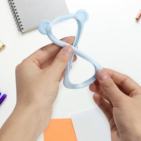 IUAQDP 4 Pieces Little Bear Ear ID Badge Holder with Flat Neck Lanyard, Cute Cartoon Animal Name Card Case Nametags Protector, Hanging Credit Card Cover for Nurse Student Women Girl Boy School Office in Kuwait