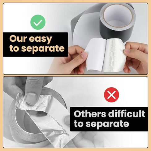 Waterproof Repair Tape,Clear Inflatable Patch Repair Kit for Tent Fabric Awning RV Roof Underbelly Tarp Sail and Boat Cover Outdoor Repair Patch in Kuwait