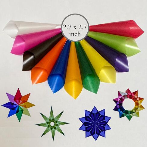 Translucent Wax Paper, Kite Paper, Glassine Paper. Suitable for Making Window Stars, Waldorf Stars in Saudi Arabia