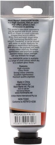 Mont Marte Dimension Acrylic 75mls - Cream in Saudi Arabia