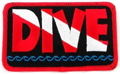 Dive Catalina Patch Embroidered Iron On Scuba Diving Flag Emblem California Souvenir in Saudi Arabia