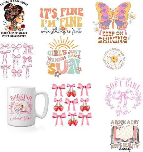 12 ورقة زهور الولادة الزاهية فرك ملصقات UV DTF in Kuwait