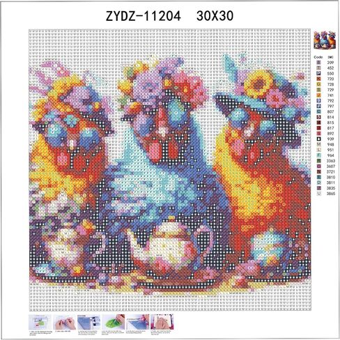 Skyboda Lion Diamond Painting Kits for Adults, DIY Diamond Art Kits Lion Full Round Drill Gem Art Diamond Crafts for Home Wall Art Decor 12×16inch in Kuwait