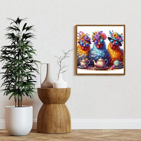 Skyboda Lion Diamond Painting Kits for Adults, DIY Diamond Art Kits Lion Full Round Drill Gem Art Diamond Crafts for Home Wall Art Decor 12×16inch in Kuwait