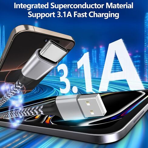 【MFi Certified】100W USB-C to USB-C Charging Cable, Stuffcool 3Pack 6FT Type-C iPhone 15 Charger Fast Charging Cord Compatible with iPhone 15/15 Plus/15 Pro/15 Pro Max/iPad Pro/Air/Mini/MacBook Pro/Air in Saudi Arabia