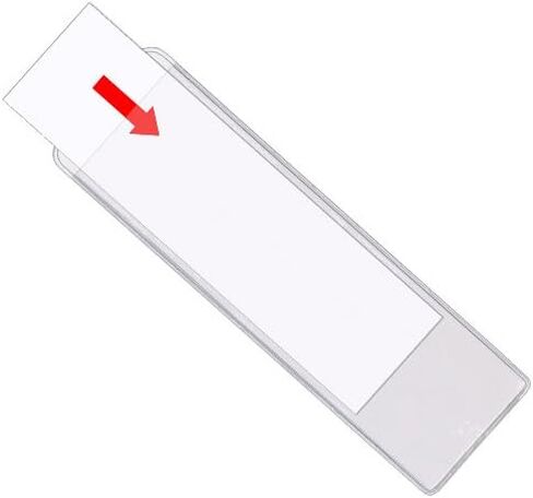StoreSMART - Bookmark Covers/Holders with Tassle Hole - Clear Plastic - 20-Pack - Made in USA - BMK9071-20 in Saudi Arabia