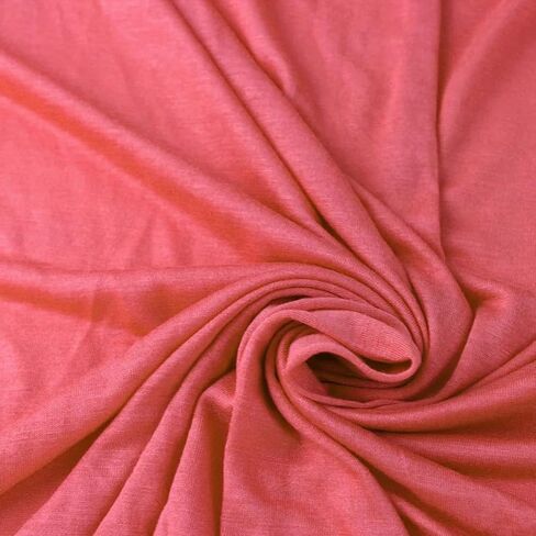Texco Inc 60" Wide 100% Rayon Jersey Knit-130GSM Fabric by The Yard for Clothing, Apparel, Active, Casual Wear, Dresses, Jumpsuit, Head Accessories DIY and Home Textile, Dark Brown 10 Yards in Saudi Arabia