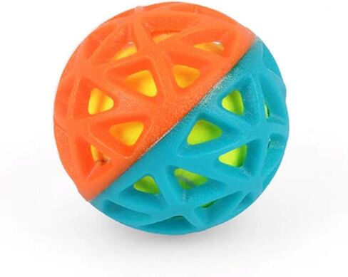 P.L.A.Y. Cute Outdoor Dog Toys - Go-Go Astro Ball Fetch Toy, Great for Puppies & Small, Medium, Large Dogs - Floats in Water, Bounces, Squeaker Tennis Ball Core, Beach & Pool Friendly (Flare) in Saudi Arabia