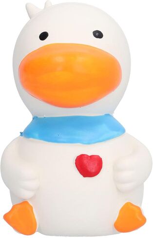 Keenso Latex Duck Dog Toys Cute Interactive Funny Squeak Duck Toys for Dog Puppy Chewing Playing (White) in Saudi Arabia