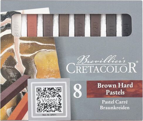 CRETACOLOR Hard Pastel Set, 8 Count (Pack of 1), Gray in Saudi Arabia