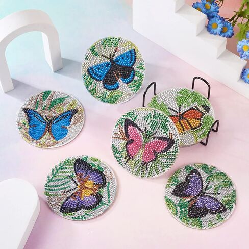 Crafans 8pcs أزيز أوشن أوشن لايف سيارات أدوات فن الماس للبالغين قناديل البحر سلحفاة حوت نجم سمكة البحر بالحيوانات الماس للحيوان in Saudi Arabia