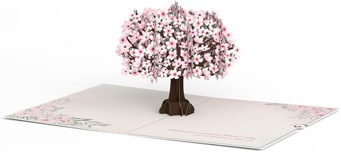 بطاقة عيد الأم Lovepop للجدة ، بطاقة أزهار الكرز المنبثقة ، 5 × 7 ، بطاقة مدروسة للجدة ، الزهور المنبثقة in Saudi Arabia