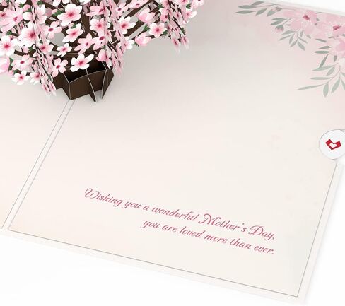 بطاقة عيد الأم Lovepop للجدة ، بطاقة أزهار الكرز المنبثقة ، 5 × 7 ، بطاقة مدروسة للجدة ، الزهور المنبثقة in Saudi Arabia