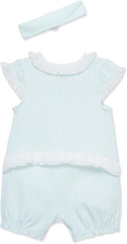 Little Me Clothes for Baby Girls' Romper and Headband Set, 3-12 Months in Kuwait