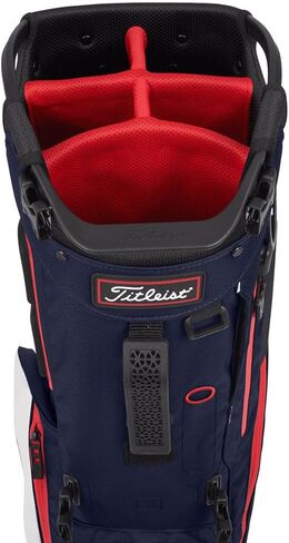 Titleist - حقيبة جولف Hybrid 5 - أسود/أسود/أحمر، 4.6 رطل in Kuwait