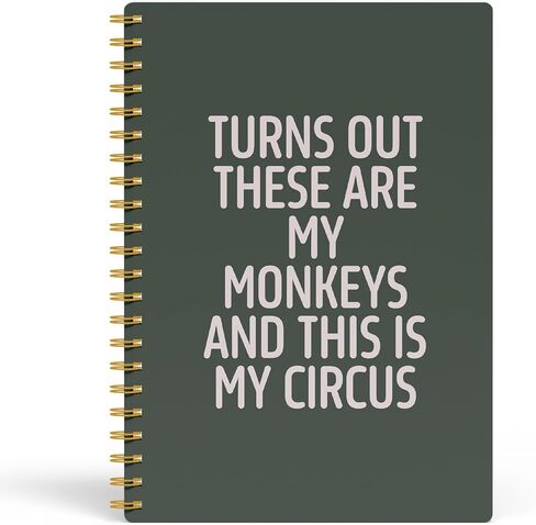 EKGJW Funny Notebooks for Work,Flesh Pink Aesthetic Journal, Funny Boss Day Gifts, Boss Gifts for Men Women, Funny Gifts for Boss, Boss Office Decor, Spiral Notebook 5.5x8.3 Inch（green） in Kuwait