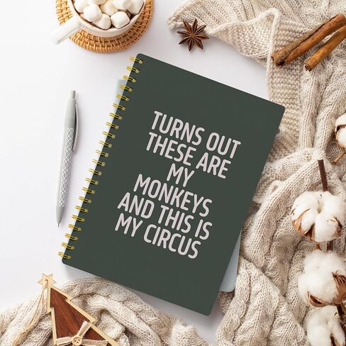 EKGJW Funny Notebooks for Work,Flesh Pink Aesthetic Journal, Funny Boss Day Gifts, Boss Gifts for Men Women, Funny Gifts for Boss, Boss Office Decor, Spiral Notebook 5.5x8.3 Inch（green） in Kuwait