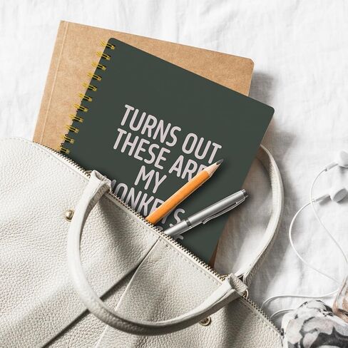 EKGJW Funny Notebooks for Work,Flesh Pink Aesthetic Journal, Funny Boss Day Gifts, Boss Gifts for Men Women, Funny Gifts for Boss, Boss Office Decor, Spiral Notebook 5.5x8.3 Inch（green） in Kuwait