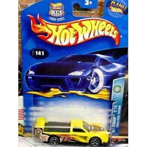 Hot Wheels 2003 1:64 Scale Yellow Alt Terrain Pikes Peak Tacoma Truck Die Cast Car #141