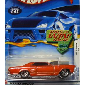 Hot Wheels First Editions #32 2002-042 '64 (1964) Red Riviera Purple Windows Race/Win Card 1:64 Scale