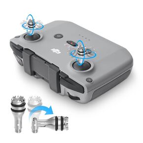 RCSTYLE ROVENTIBLE CONTROLLERRELLERRING FORMSTICK لـ DJI Flip/DJI NEO/DJI MINI 4K/MINI 4 PRO/MINI 3 PRO/MAVIC 3/MINI 3/AIR 3 ، قبضة سليمة قابلة للسحب من ألومنيوم سليمة.