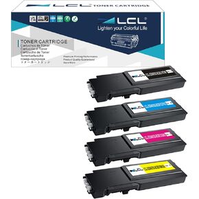 LCL بديل خرطوشة الحبر LCL لـ Dell 3840 S3840 S3840CDN 3845 S3845CDN 593-BCBC 1KTWP 593-BCBF G7P4G 593-BCBE C6DN5 593-BCBD XMHGR