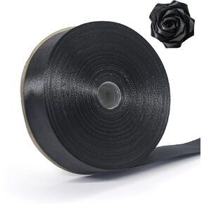 1-1/2 inch 100Yard red Ribbon for Valentine‘s Day Flower Bouquet Arts Crafts Sewing Each Roll Ribbon for Trim Bow Merry Christmas Decoration (Red)