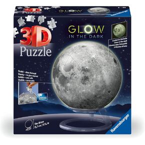 Ravensburger Glow-in-the-Dark 72 قطعة ثلاثية الأبعاد للبالغين والأطفال-11586-هدية رائعة لأي عيد ميلاد أو عطلة أو مناسبة خاصة