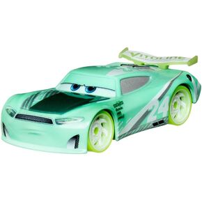 Hot Wheels Disney Cars Racers Racers Chase Racelott 1:55 Scale Diecast مركبة