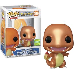 Funko Pop Pokemon: Metallic Salameche - Charmander Metallic # 455 - Summer Convention 2022.