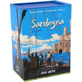 Crafty Games Sardegna Dynamic Area Control Board Game by Stefan Dorra, 2-4 Players, Ages 15+, 30 Minute Play time