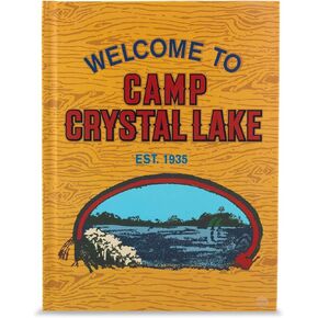 الجمعة 13th "مرحبًا بكم في Camp Crystal Lake" دفتر مجلة غلاف مجلة مع ورقة مبطنة | مجلة Notepad ، ورقة القرطاسية | 6 × 8 بوصات