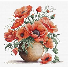 طقم Luca-S Cross Stitch ، Rubies Summer ، Cross Cross Stitch Kit للبالغين ، مجموعة التطريز ، B7022
